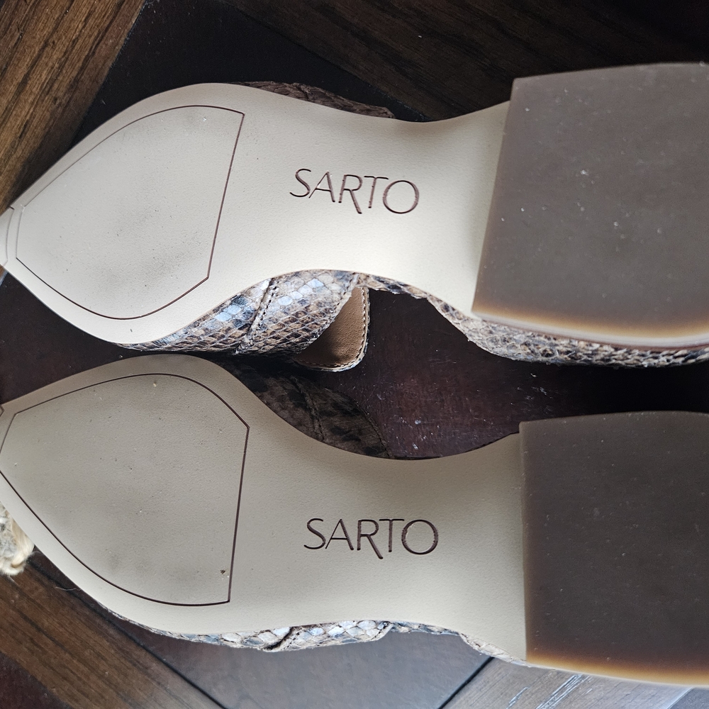 Sarto Franco Sarto Snakeskin Boots - Picture 3 of 6